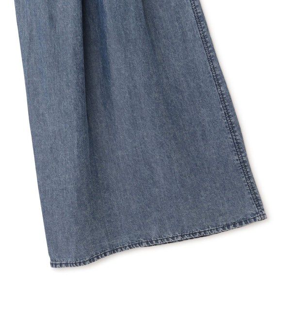 Rope&rsquo;Picnic「【emur/エミュール】パウダーシルクデニムワイドパンツ/セットアップ」|チノ|