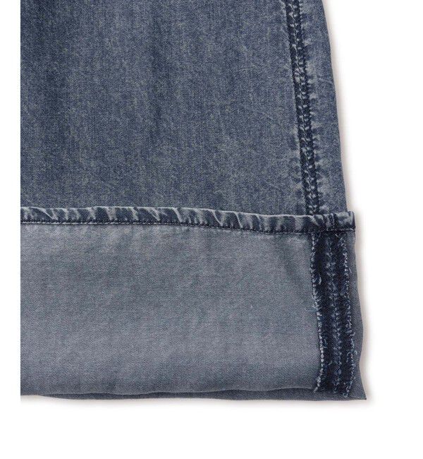 Rope&rsquo;Picnic「【emur/エミュール】パウダーシルクデニムワイドパンツ/セットアップ」|チノ|