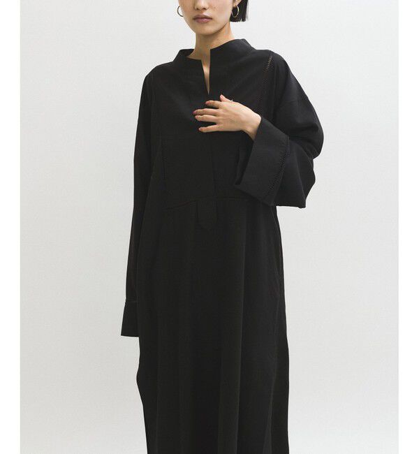 ADAM ET ROPE'「リネンマキシワンピース」|ワンピース|