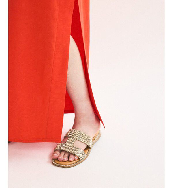 ADAM ET ROPE'「リネンマキシワンピース」|ワンピース|