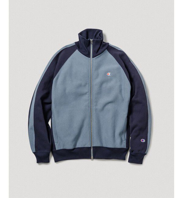 ADAM ET ROPE'「《別注》【Champion/チャンピオン】REVERSE WEAVE TRACK JACKET」|カーディガン|ブルー系(45)