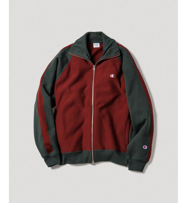 ADAM ET ROPE'「《別注》【Champion/チャンピオン】REVERSE WEAVE TRACK JACKET」|カーディガン|ワイン(66)