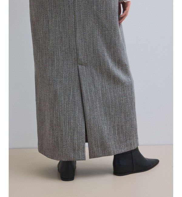 ADAM ET ROPE'「【WEB限定】ストレートセミツイードワンピース」|ワンピース|