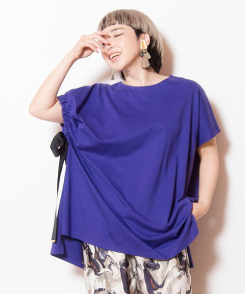  「アシンメトリープルオーバー」|Tシャツ・カットソー|PURPLE