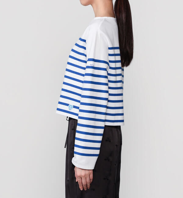 ORCIVAL「ORCIVAL | ラッセル ボートネッククロップドTシャツ WOMEN」|Tシャツ・カットソー|