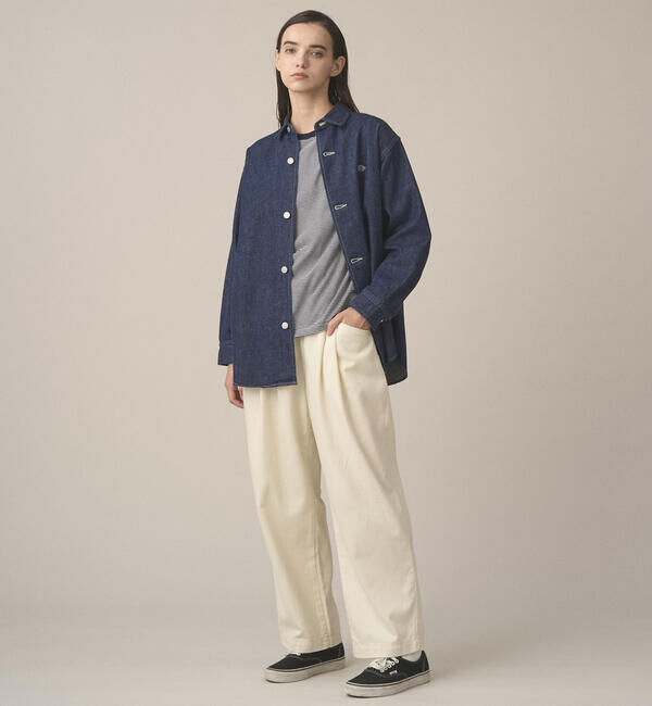 DANTON「DANTON | ルーズチノ 2タックイージーパンツ WOMEN」|チノ|