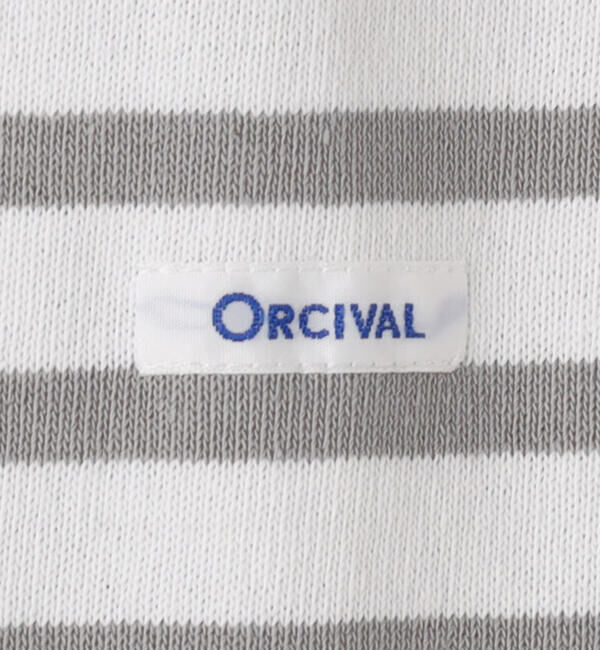 ORCIVAL「ORCIVAL | ハーレクイン コットンロード クルーネック フレンチバスクTシャツ MEN」|Tシャツ・カットソー|