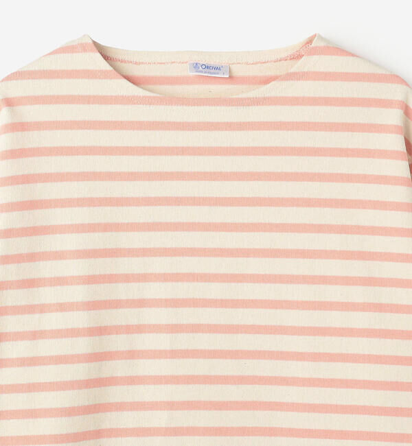 ORCIVAL「ORCIVAL | コットンロード クルーネック ワイドフレンチバスクTシャツ WOMEN」|Tシャツ・カットソー|