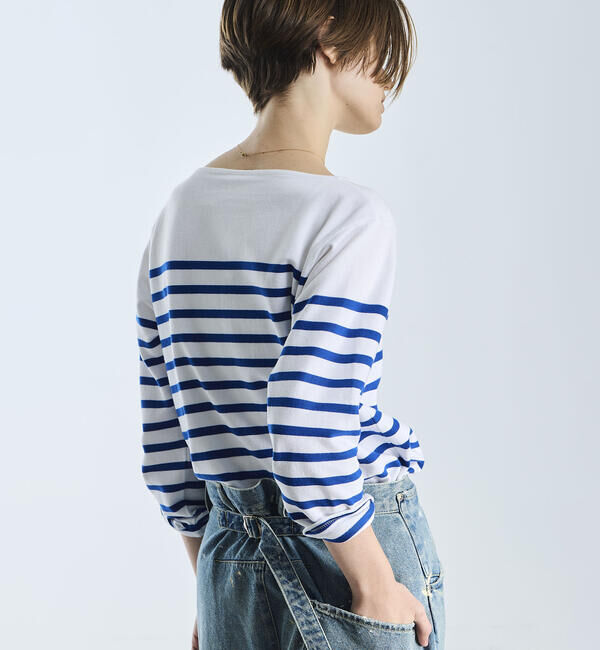 ORCIVAL「ORCIVAL | ラッセル ボートネック フレンチセーラーTシャツ WOMEN」|Tシャツ・カットソー|