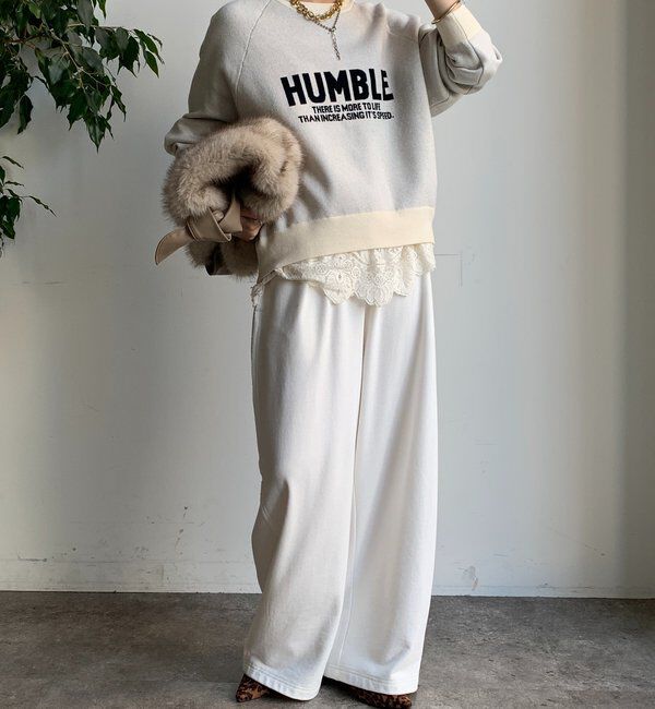  「インターシャロゴニット」|ニット・セーター|