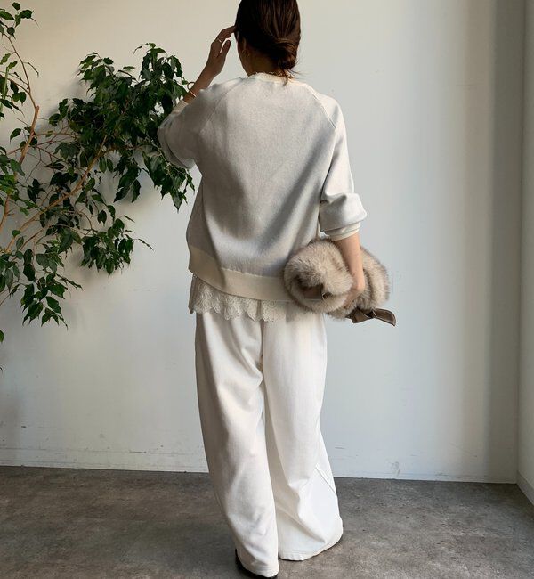  「インターシャロゴニット」|ニット・セーター|