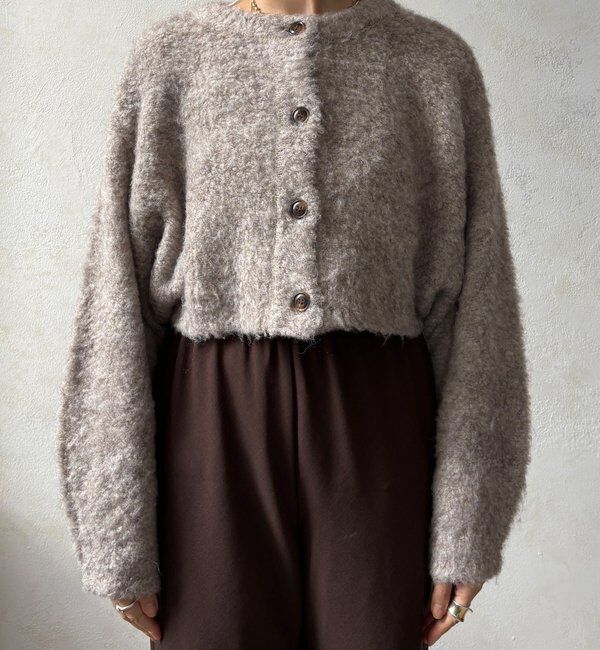  「【WEB限定】ニットカーデ＋ニットワンピースセット」|ワンピース|