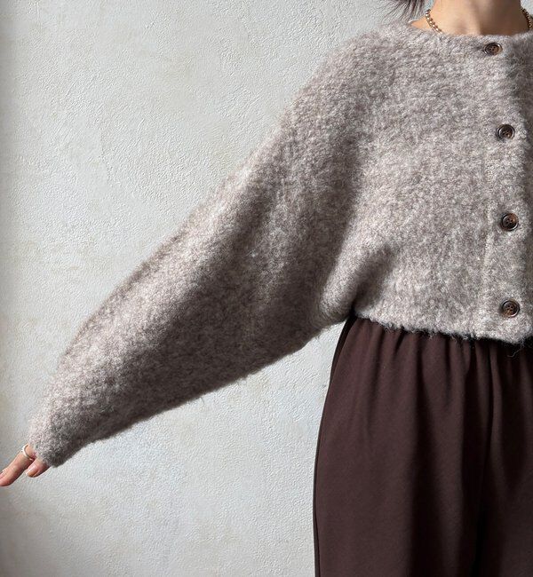  「【WEB限定】ニットカーデ＋ニットワンピースセット」|ワンピース|