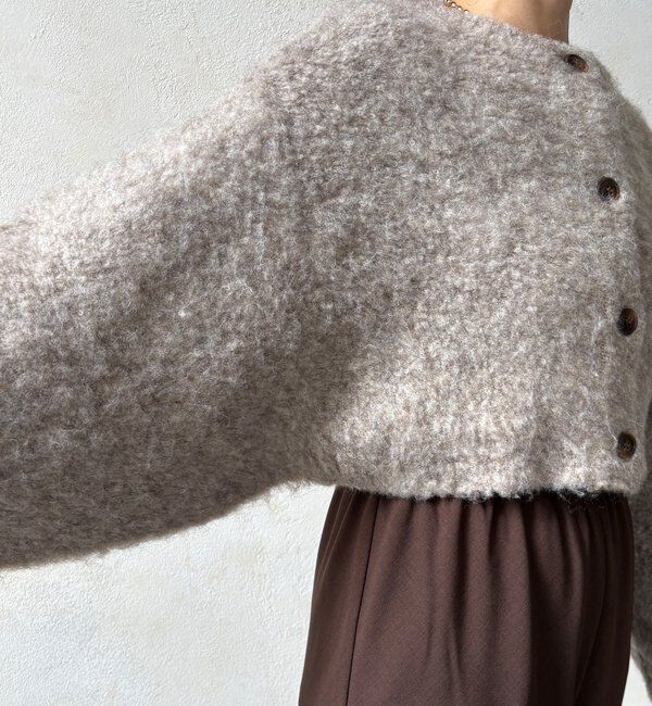  「【WEB限定】ニットカーデ＋ニットワンピースセット」|ワンピース|