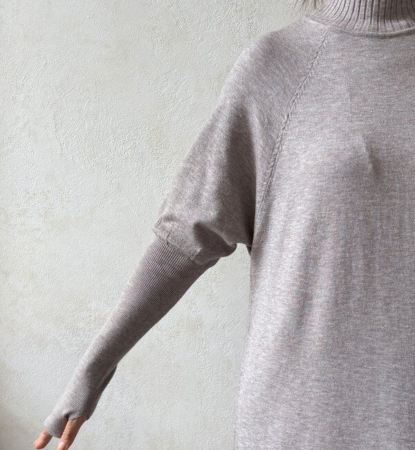  「【WEB限定】ニットカーデ＋ニットワンピースセット」|ワンピース|