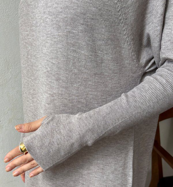  「【WEB限定】ニットカーデ＋ニットワンピースセット」|ワンピース|