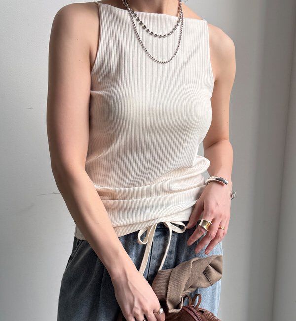  「【WEB限定】カップ付キャミ」|Tシャツ・カットソー|