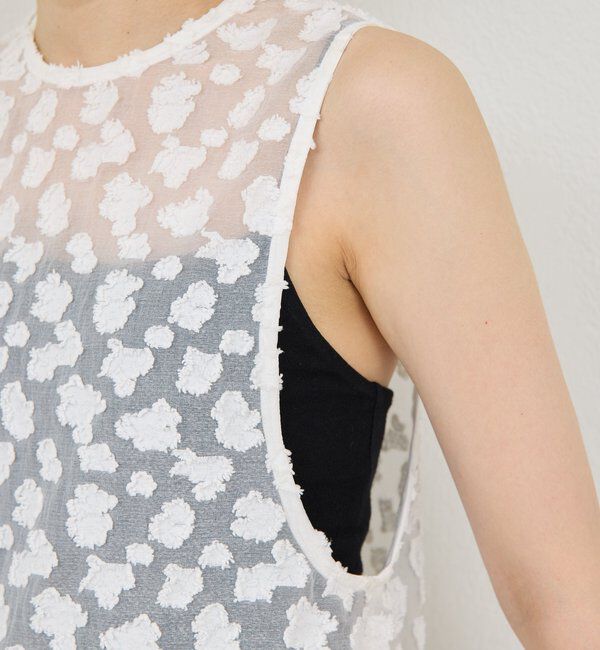  「ジャガードシアーワンピース」|ワンピース|