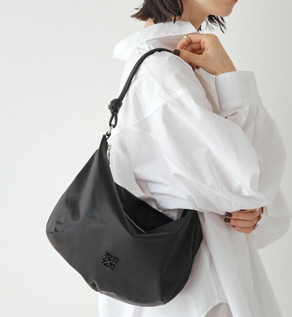  「クラウズナイロン2WAYショルダーバッグ」|ショルダー・メッセンジャー|ブラック