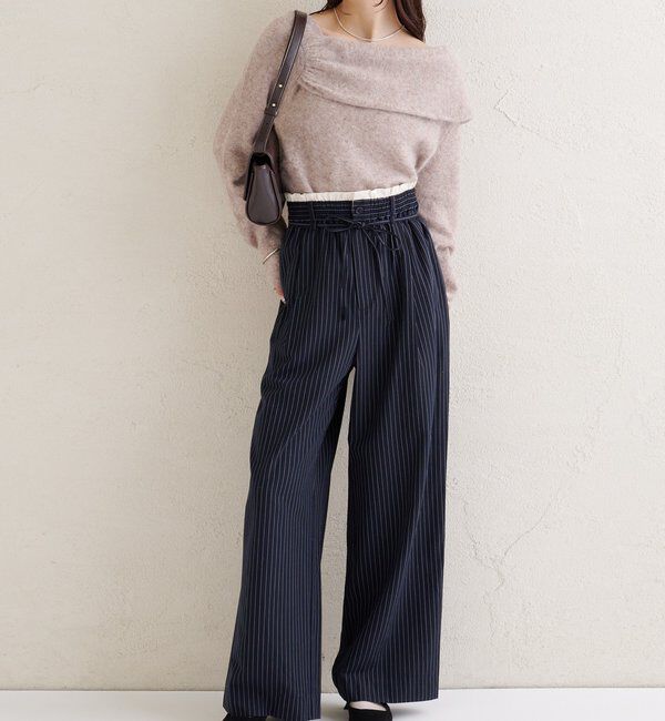  「ワンショルデザインニット」|ニット・セーター|