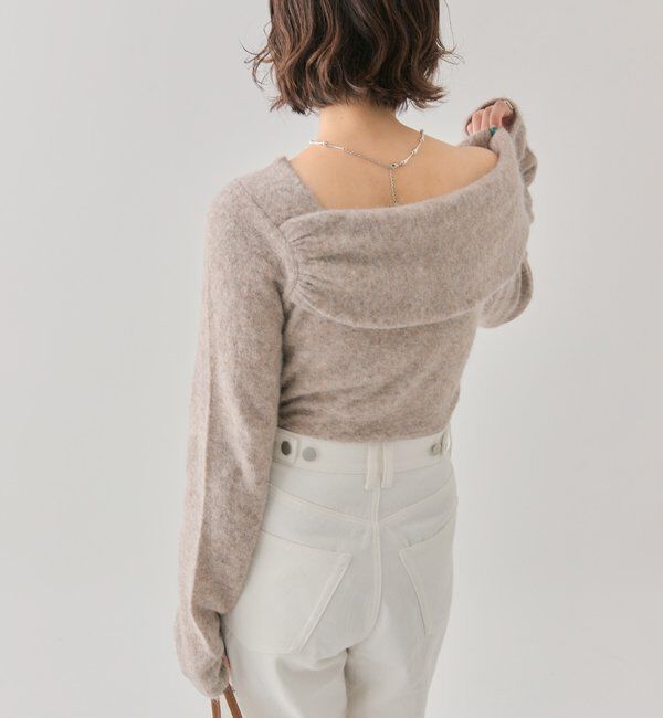  「ワンショルデザインニット」|ニット・セーター|