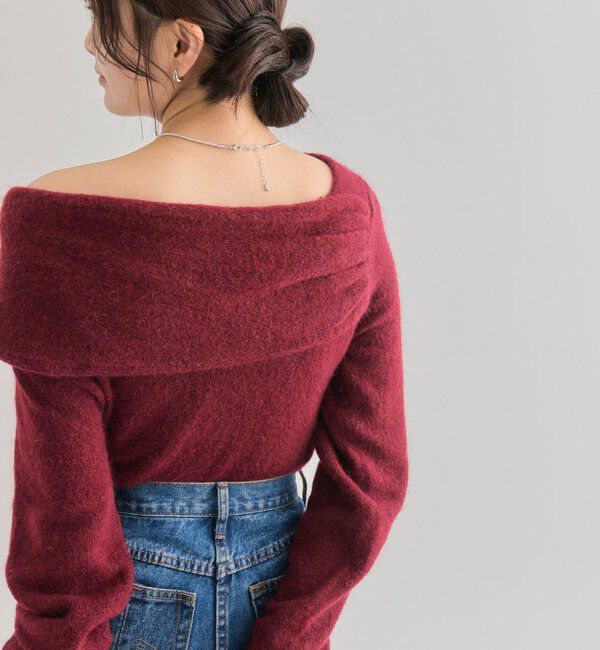  「ワンショルデザインニット」|ニット・セーター|