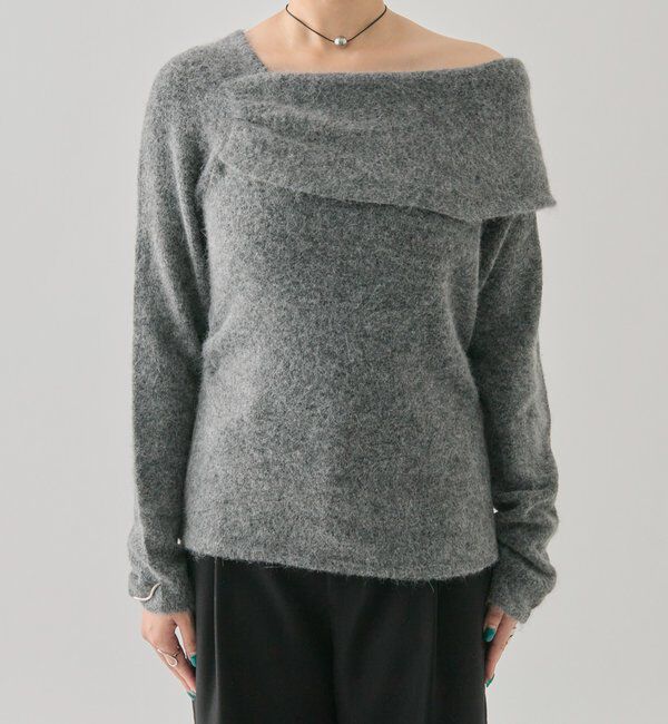  「ワンショルデザインニット」|ニット・セーター|