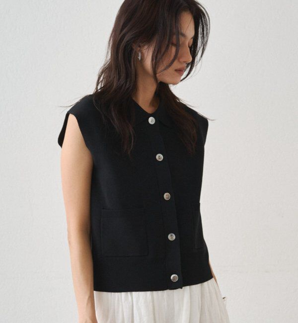  「総針衿ニット」|ニット・セーター|