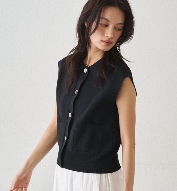  「総針衿ニット」|ニット・セーター|