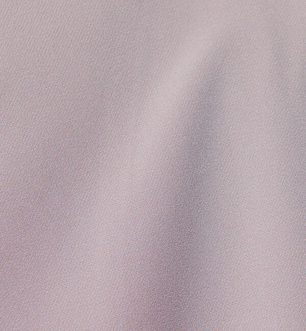 ABAHOUSE「【セットアップ対応】ストレッチ ノーカラー Vネック オーバーサイズ シャツジャ」|シャツ・ブラウス|