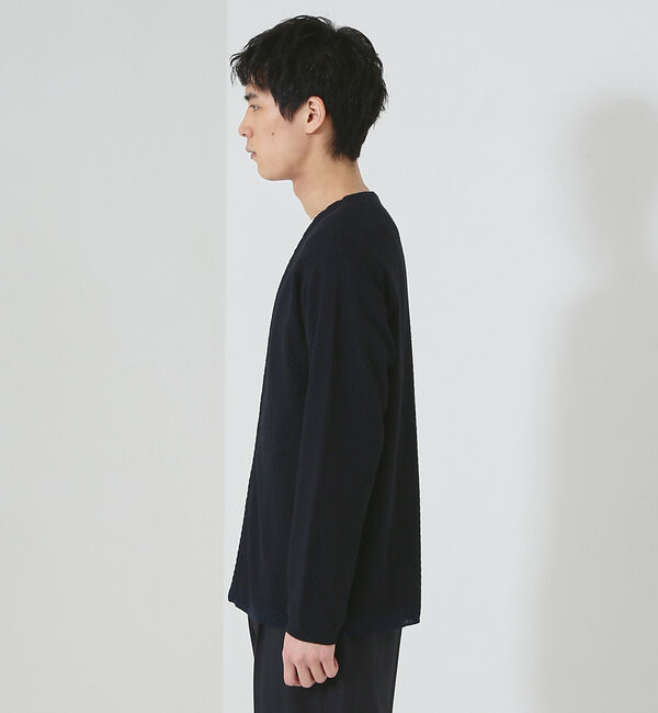 ABAHOUSE「格子柄 ワンボタン カーディガン」|カーディガン|