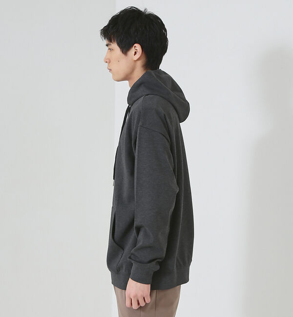 ABAHOUSE「【インバーテッドプリーツ】ダンボール プルオーバー パーカー」|パーカー|