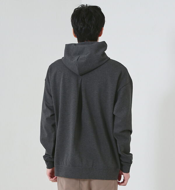 ABAHOUSE「【インバーテッドプリーツ】ダンボール プルオーバー パーカー」|パーカー|