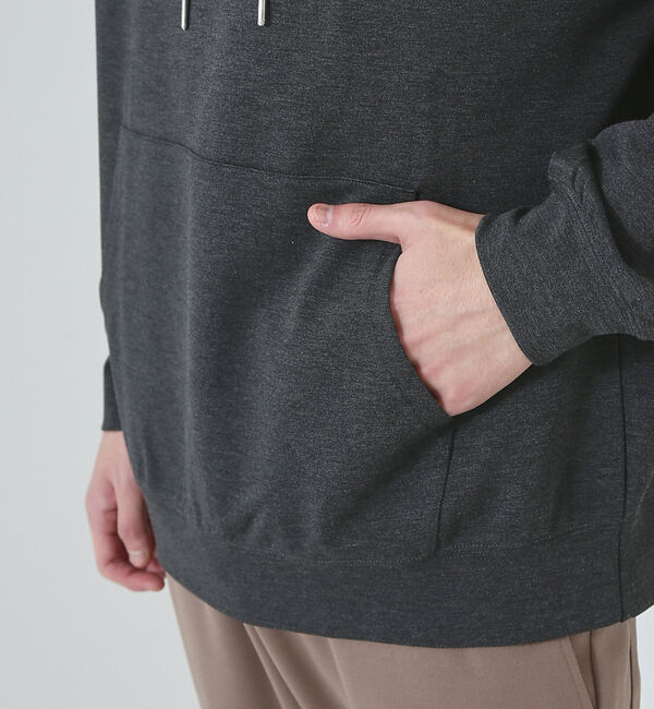 ABAHOUSE「【インバーテッドプリーツ】ダンボール プルオーバー パーカー」|パーカー|