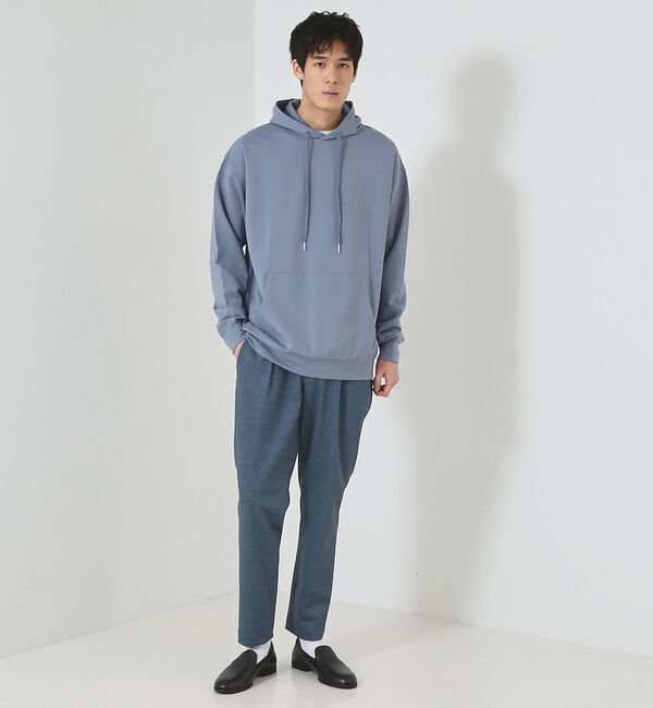 ABAHOUSE「【インバーテッドプリーツ】ダンボール プルオーバー パーカー」|パーカー|