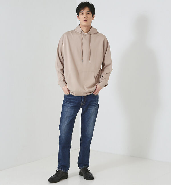 ABAHOUSE「【インバーテッドプリーツ】ダンボール プルオーバー パーカー」|パーカー|