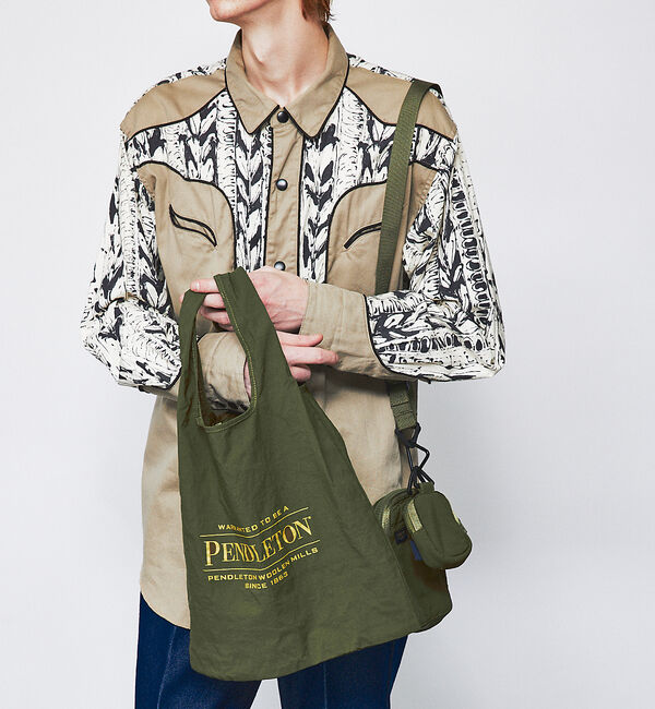 ABAHOUSE「【PENDLETON &times; MARIE】3P MULTI NECK POUCH /」|ショルダー・メッセンジャー|