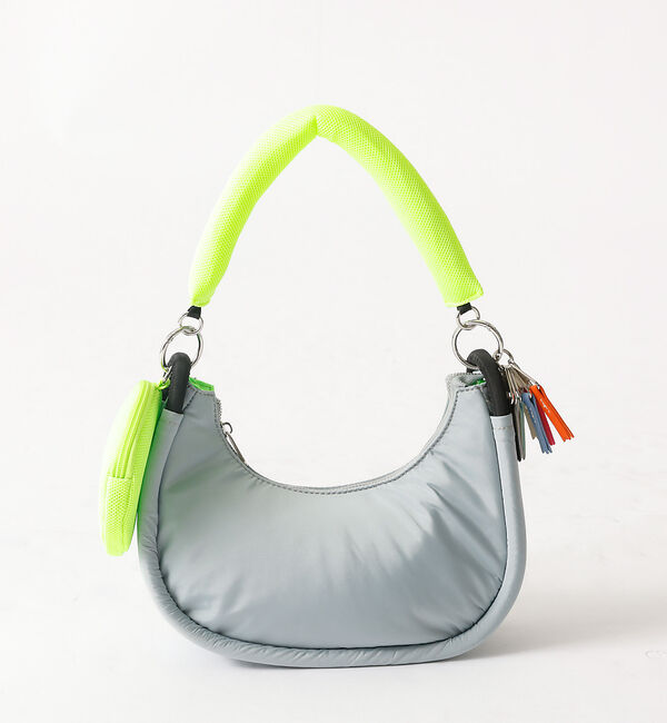 ABAHOUSE「【cheek/チーク】rund shoulder C25001　ショルダーバック」|ショルダー・メッセンジャー|グレー