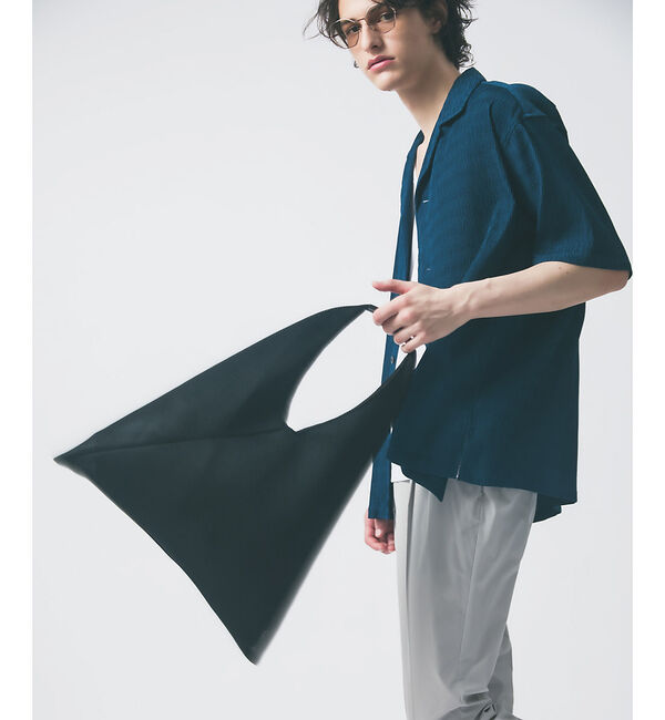 ABAHOUSE「【AH ABAHOUSE】トライアングルメッシュトート」|トートバッグ|ブラック