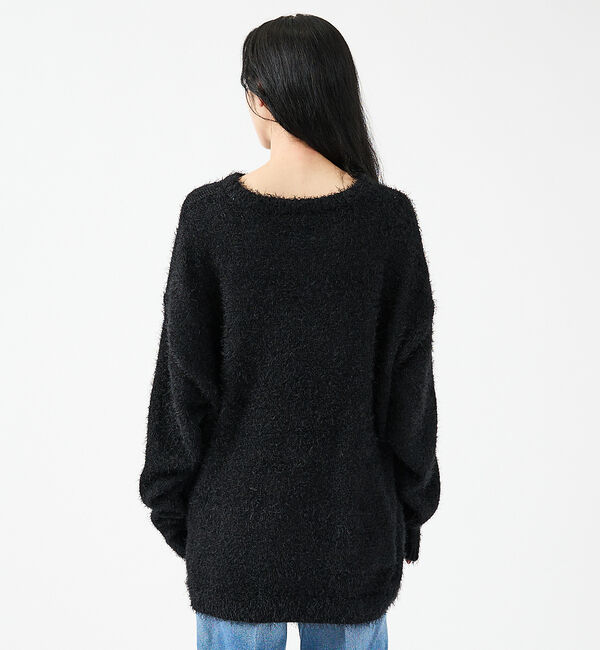 ABAHOUSE「【Revo.レボ】 モヘアライク オーバーニット/ルーズフィット /ユニセックス」|ニット・セーター|