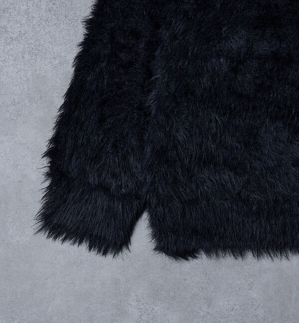 ABAHOUSE「【AH ABAHOUSE】ロングシャギー クルーネックニット」|ニット・セーター|