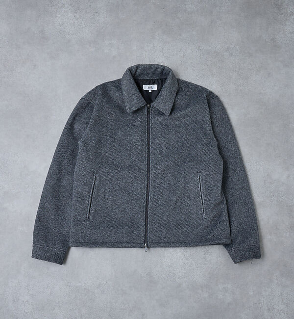ABAHOUSE「【AH ABAHOUSE】クロップド ダブルジップアップ シャギーブルゾン」|ブルゾン・スタジャン|
