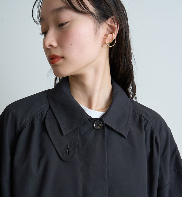 Rouge vif「ピーチ加工ステンカラーハーフコート」|ステンカラーコート|