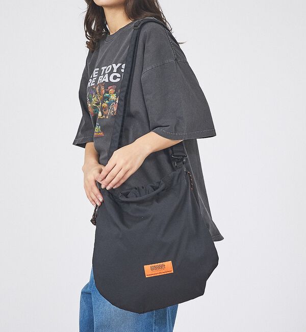 Rouge vif「【UNIVERSAL OVERALL/ユニバーサルオーバーオール】2WAYショル」|ショルダー・メッセンジャー|ブラック