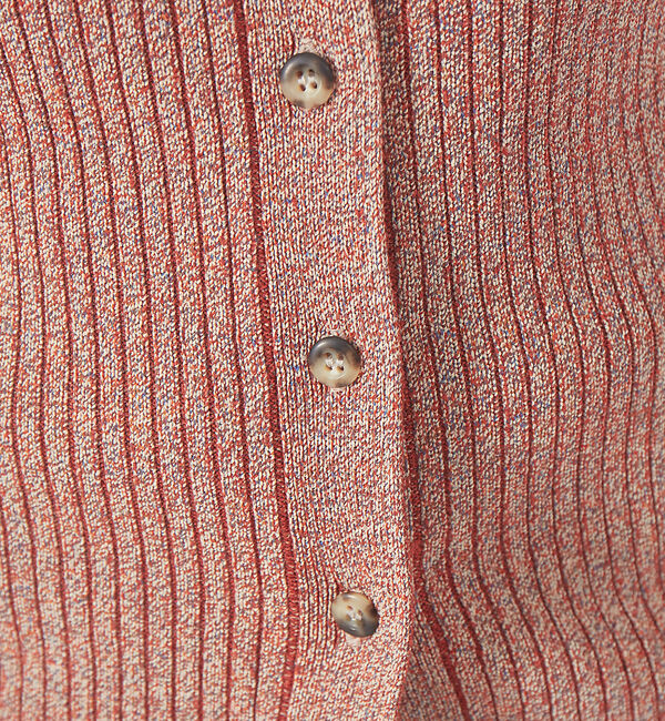 qualite「カラーメランジ2WAYリブニット」|ニット・セーター|