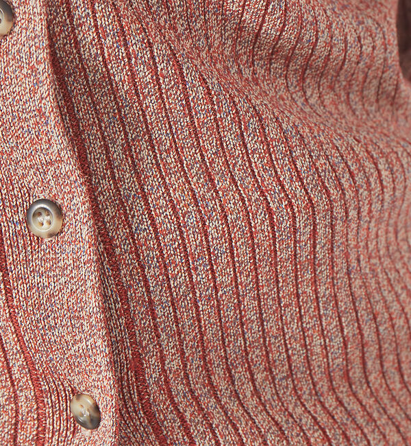 qualite「カラーメランジ2WAYリブニット」|ニット・セーター|