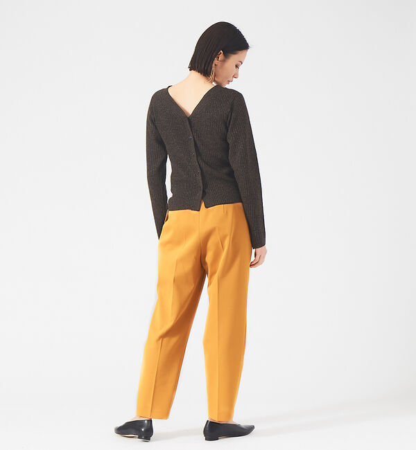 qualite「カラーメランジ2WAYリブニット」|ニット・セーター|