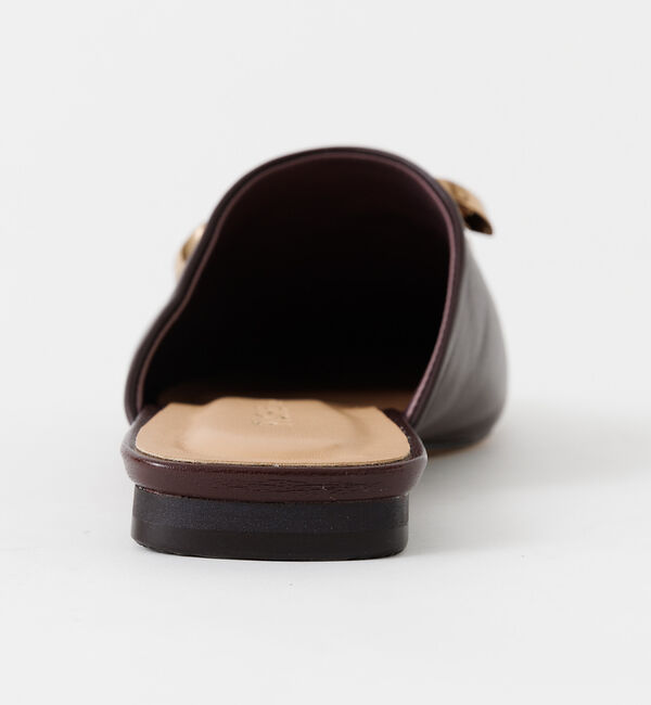 AU BANNISTER「【WEB限定】メタルモチーフワイドスクエアミュール」|その他|