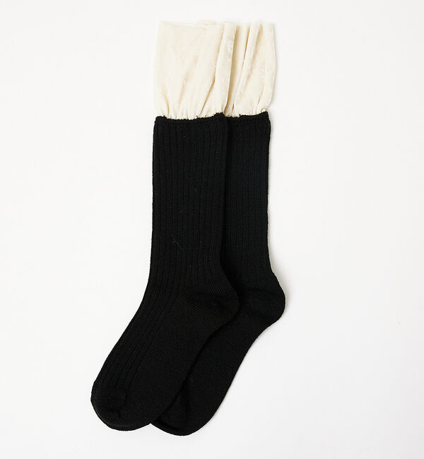 AU BANNISTER「●FAKUI  ベロアフリルソックス」|その他|