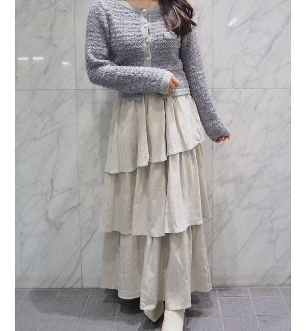 SELFIST「アシメティアードスカート」|スカート|